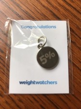 Weight Watchers 5 Percent Goal Charm NEW