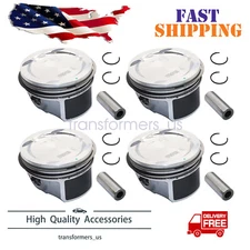 Engine Piston & Pin & Snap Ring Kit For GMC Sonic Cruze Trax Encore 1.4L LUJ LUV