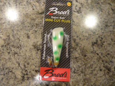 Brad's Mini Super Bait Cut Plug UV 'Sardine' – Esca Rotante Per Traina In Acqua Dolce E Salata