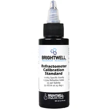 Brightwell Aquatics Refractometer Calibration Solution 60mL Salinity Salt Test