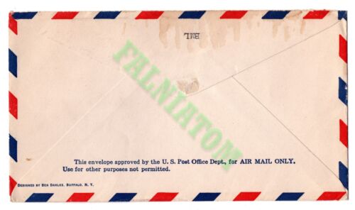 Correo Aéreo 1929 Cape Henry VA Cubierta Conmemoración FDC 5 Céntimos Piloto Firmado Washburn - Imagen 2 de 2