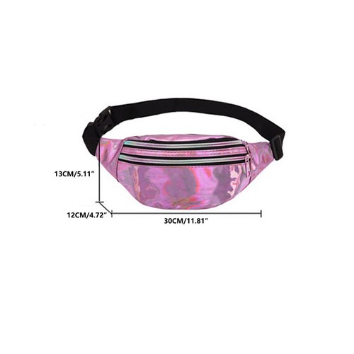 Bum Bag Fanny Pack Travel Waist Belt Holographic Leather Pouch Holiday Wallet AU - Picture 26 of 56