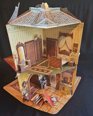 Little Simon 3D Victorian House Paper Doll Playset Book w/ Accessories 1998 New