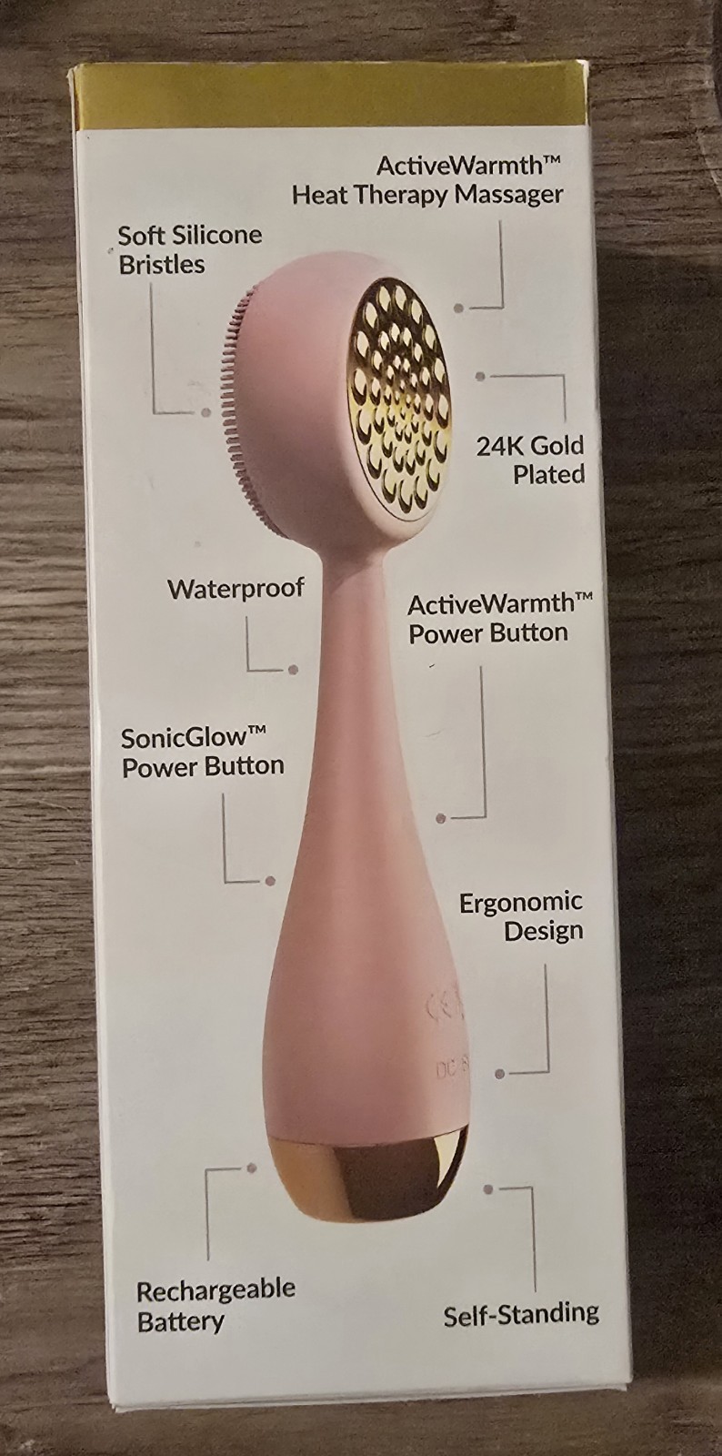 Pmd Clean Pro Smart Facial Cleansing Device With 24K Gold Plated Therapy Massage