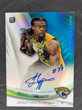 2013 Topps Platinum - Autographed Rookie Refractors Jonathan Cyprien #A-JC (AU,