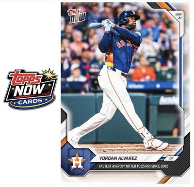 2026 Topps Now MLB #361 Yordan Alvarez Houston Astros - PRESALE