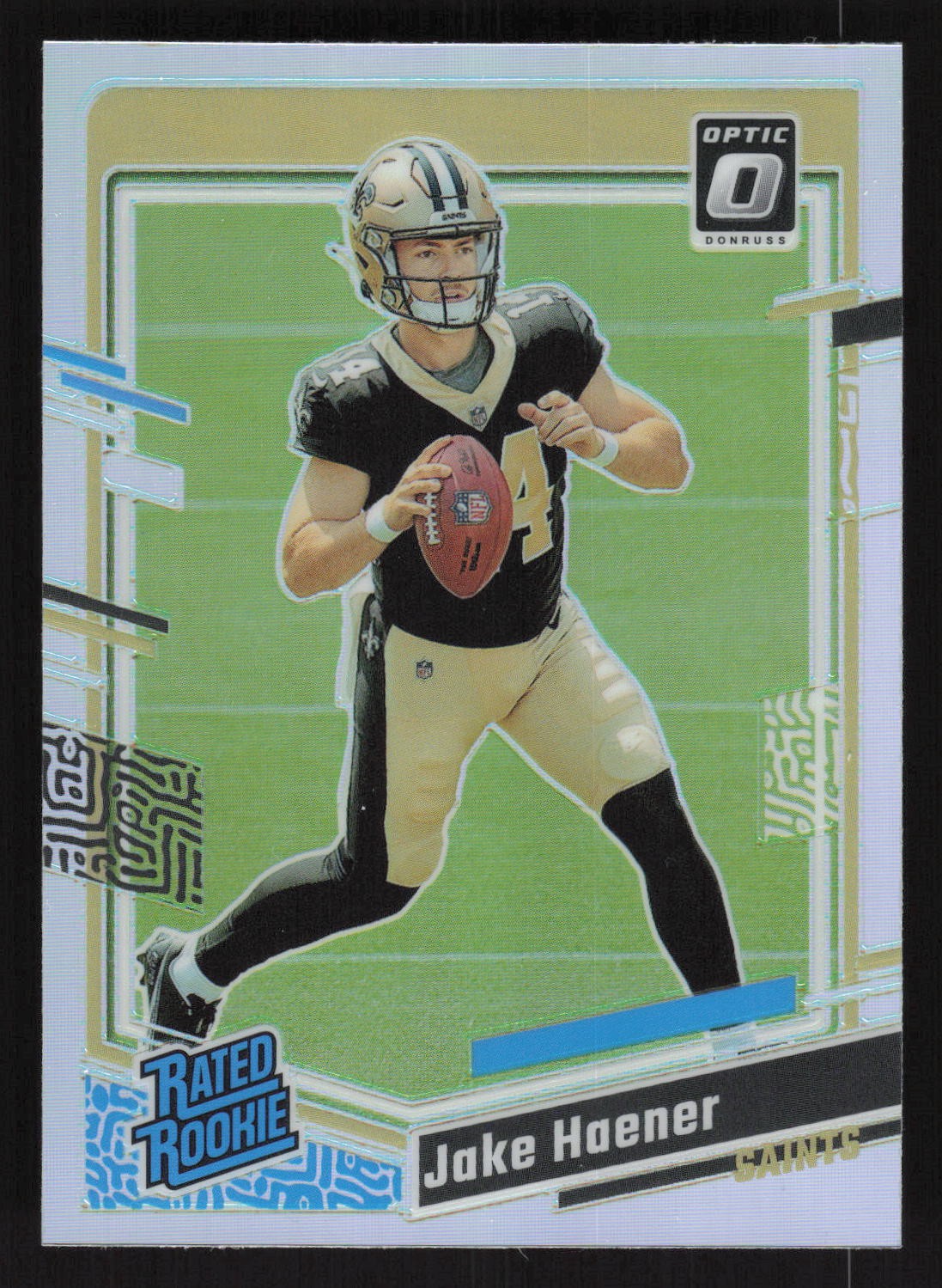 2023 Donruss Optic #277 Jake Haener Rookie RC Silver Prizm Card TCCCX