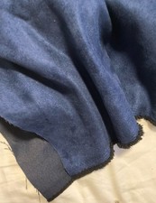 Blue Ultra Suede Fabric 28 X60 Inches