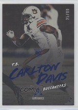 2018 Panini Luminance Rookie Blue Luminance 25/99 Carlton Davis #113 0r2f