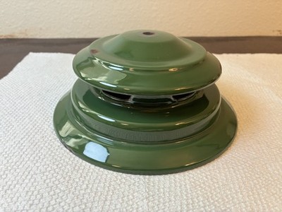 Coleman Lantern Green Cap Top 220F with some chips. See desc.