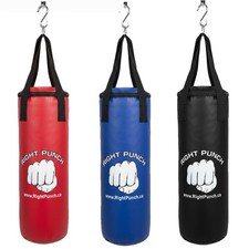 Kids Punching Bag 2 Ft Unfilled Boxing Bag for Beginners | PU Leather Training