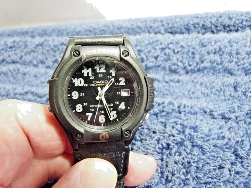 Casio Forester Men FT-500W Sport Date Nylon Band Quartz