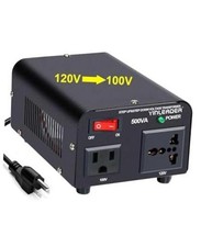 500W US to Japan Voltage Converter 120V to 100V Step Down Transformer JP-500