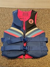 Body Glove Adult Evoprene Life Jacket Vest Dual Size S/M Blue  Pink USCG NWOT