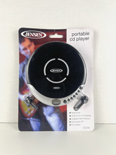 Jensen CD-60 Portable CD Player Anti-Skip FM Radio LCD w/ Earbuds New Sealed