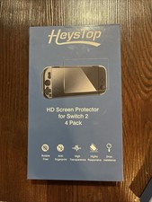 Heystop HD Screen Protector for Nintendo Switch 2 - 4 Pack BRAND NEW