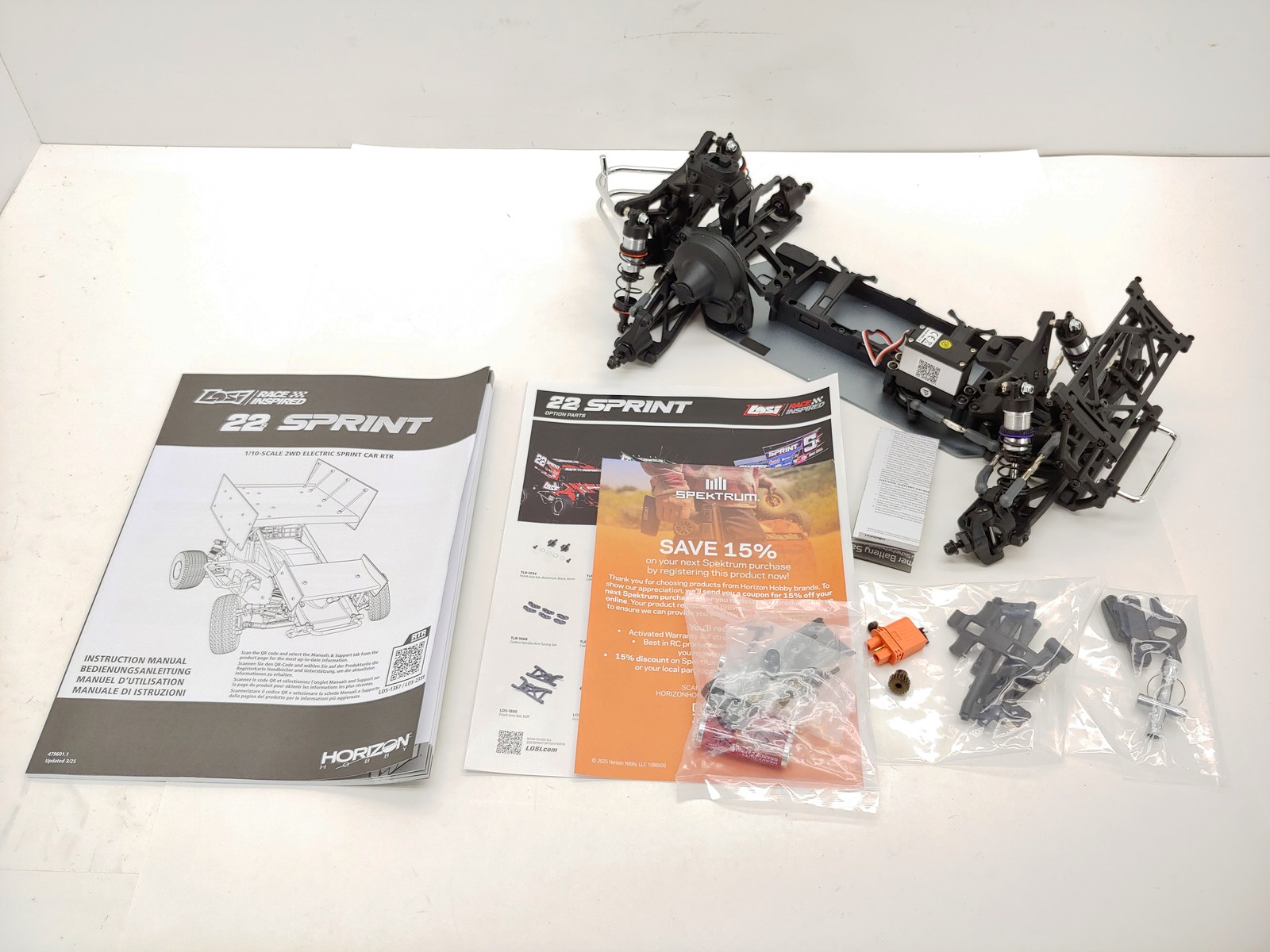1/10 2wd Dirt Oval Race Roller Slider Chassis W/ Servo