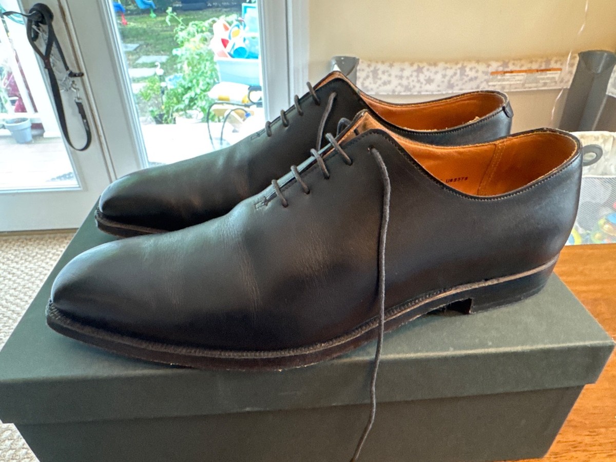 Crockett Jones Alex Black Calf UK 8E Retail $870 | eBay