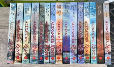 #ad Alexander Kent PB Bolitho Series Partial Set: 2 8 10 15 24 26 *Edge Staining $24.65