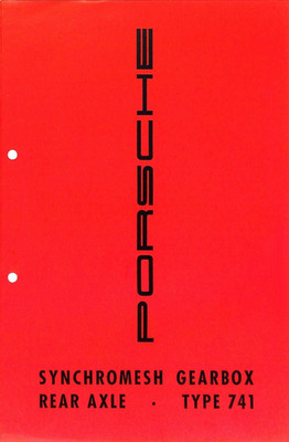 Porsche 365B & C Synchromesh Rear Axle Gearbox TYPE 741 Technical BROCHURE 1959