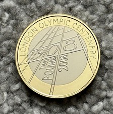 2008 London Olympic Centenary Two Pound £2 Coin Uncirculated Royal Mint BU Rare