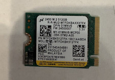 512GB Micron 2450 M.2 PCIe Gen 4 NVMe  SSD MTFDKBK512TFK