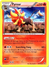 pyroar pokemon card value POKÉMON GAME M4 097/083 SR Mega ex Stage 1 Form Pyroar (Mega Rising #46/331, 3-Diamonds)