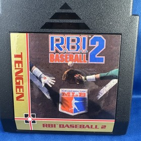 RBI BASEBALL 2 II  Nintendo Entertainment System NES Only Untested