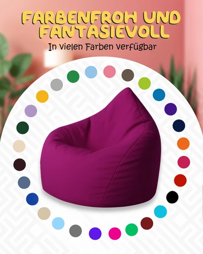 PatchHome Sitzsack XL- Jumbo Sitzkissen Bodenkissen Kinder und Erwachsene - Bild 188 von 203