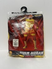 Rubies WWE Hulk Hogan Hulkamania Adult Costume Size XL 40-42 OPENED