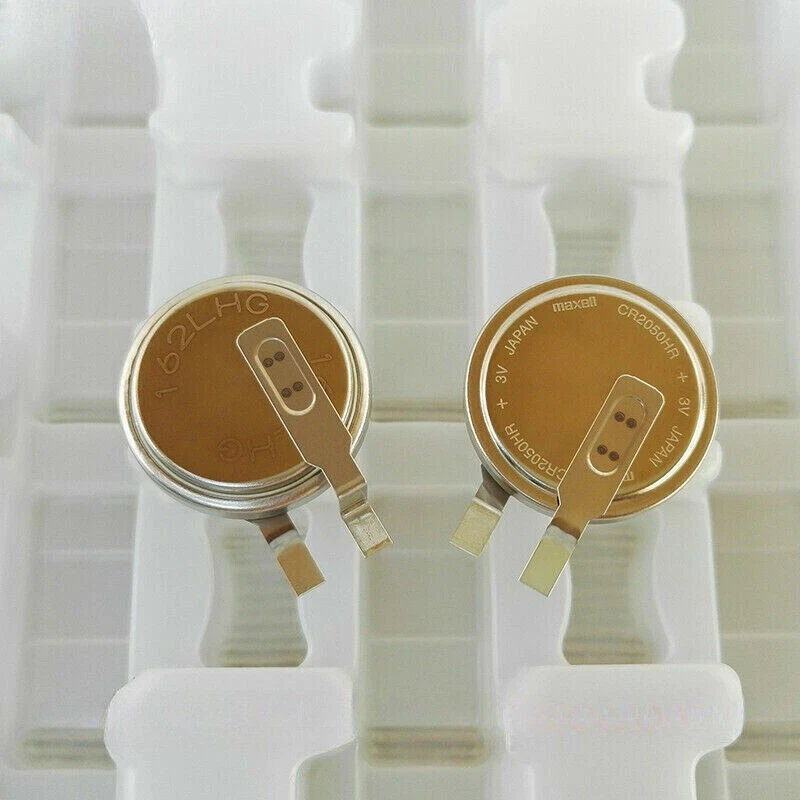 2PCS CR2050HR 3V MAXELL pressure monitoring High temperature battery Japan made - Image 2 of 3