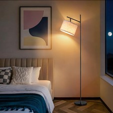 EDISHINE 65" Arc Floor Lamp 3 Way Dimmable w/Foot Pedal for Living Room Bedroom