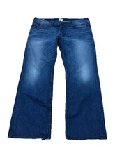 Vintage Y2K True Religion Ricky Big T Flap Straight Men's Jeans Size 44x32