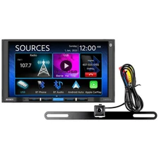 Jensen CAR710-4BC  Digital multimedia receiver with license plate style camera