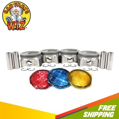 Engine Pistons & Rings Fits 10-13 Mazda 3 CX-7 TURBO 2.3L DOHC 16v MZR