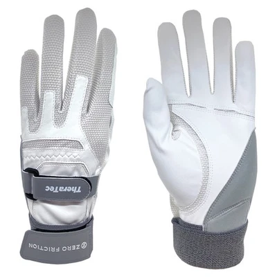 Zero Friction TheraTec Golf Glove (Wrist Wrap)– Enhanced Grip, Universal Fit
