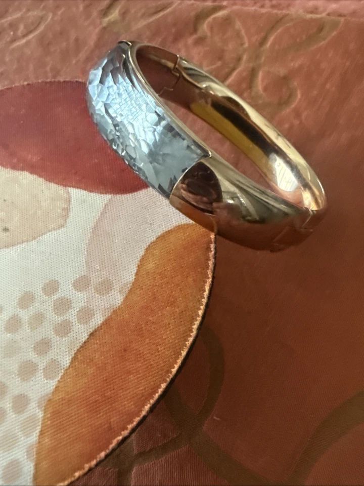 Stunning Swarovski Dome Bangle Crystal Bracelet Rose Gold Plated - Image 4 of 4