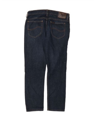 LEE Mens Rider Slim Jeans W32 L30 Blue Cotton CJ05 - Picture 2 of 4