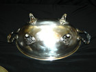 VINTAGE POOLE SILVERPLATE, "LANCASTER ROSE" SOUP TUREEN, LID & LADLE, EX COND — photo 6