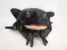 Folkmanis Frog Puppet Plush Toad Full Body Hand Puppet Bumpy Green Creative Play