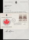 Canada to Switzerland 6c x2 Alex Mackenzie PRESENTATION FDC 1970
