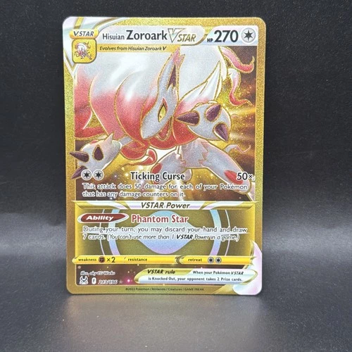 Hisuian Zoroark VSTAR (Secret) 213/196 Swsh11: Lost Origin Holo