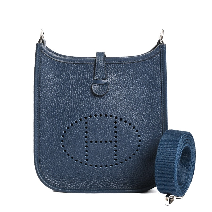 Hermes Evelyne TPM Blue Bruce B Shoulder Bag 2023 A 744919