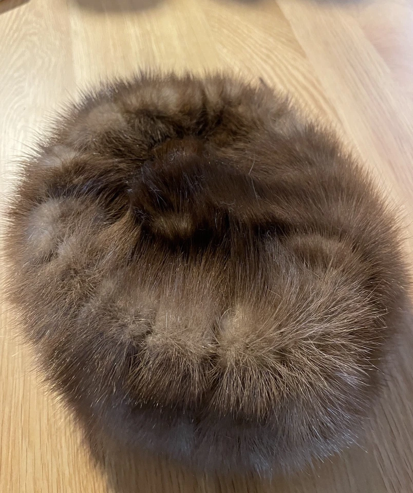 De colección MINK gorra sombrero pastillero Gwen Pennington Foto 3 de 4