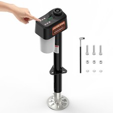 12V 7500lbs GEARZAAR Electric Trailer Jack with LED Light For RV Travel Camper