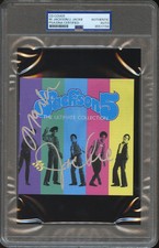 Jackson 5 Signed Autographed CD Cover “The Ultimate Collection” PSA/DNA Auth