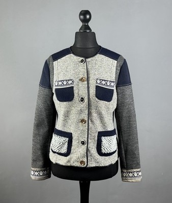 SPORTALM 1953 Multicolor Wool Blend Alpine Style Jacket Size EU 40