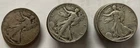 20 - 90 % Silver Walking Liberty Half Dollars (4) 1930’s & (16) 1940’s