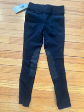 Girls Dover Saddlery Silicone Grip Knee Patch Tights Pants Size Medium