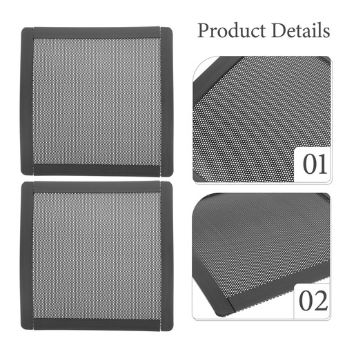 4 Pcs Rete Antipolvere Filtro Della Ventola Custodia Computer Dei Ventilatori - Photo 10/12